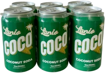 Coco, six pack cans